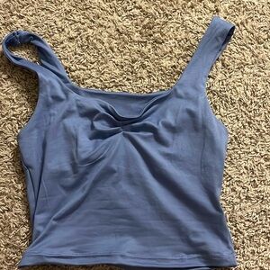 Brand new periwinkle workout top